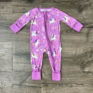 Little Sleepies Sienna’s Unicorns newborn zippy